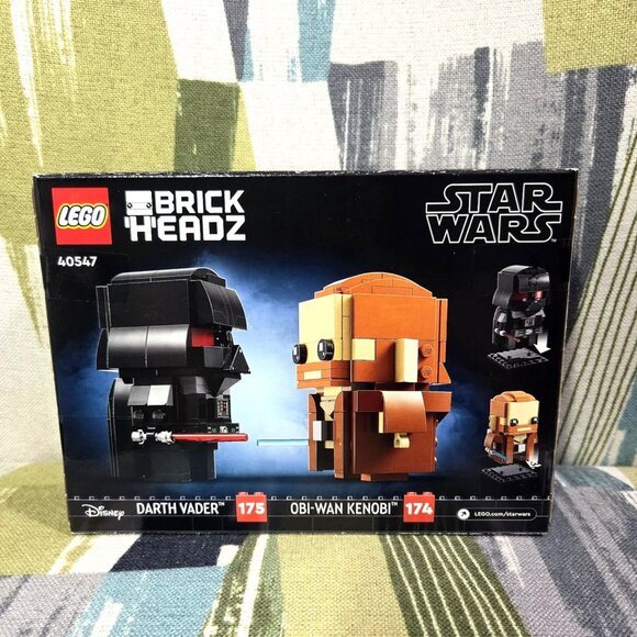 Lego Brickheadz Obi-Wan Kenobi & Darth Vader Sealed Building Toy Star Wars - Picture 2 of 5